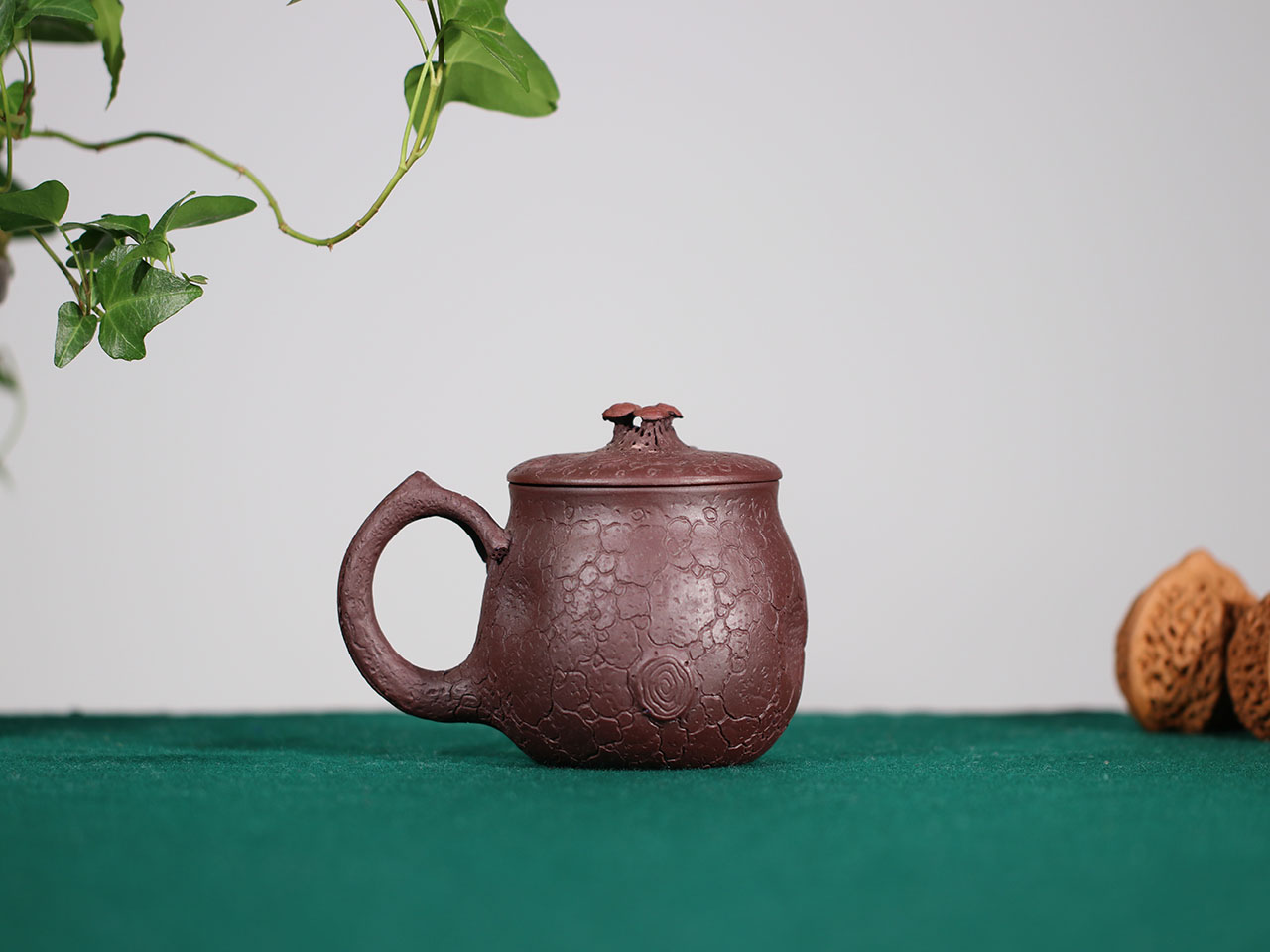 紫砂杯【紫泥供春杯】