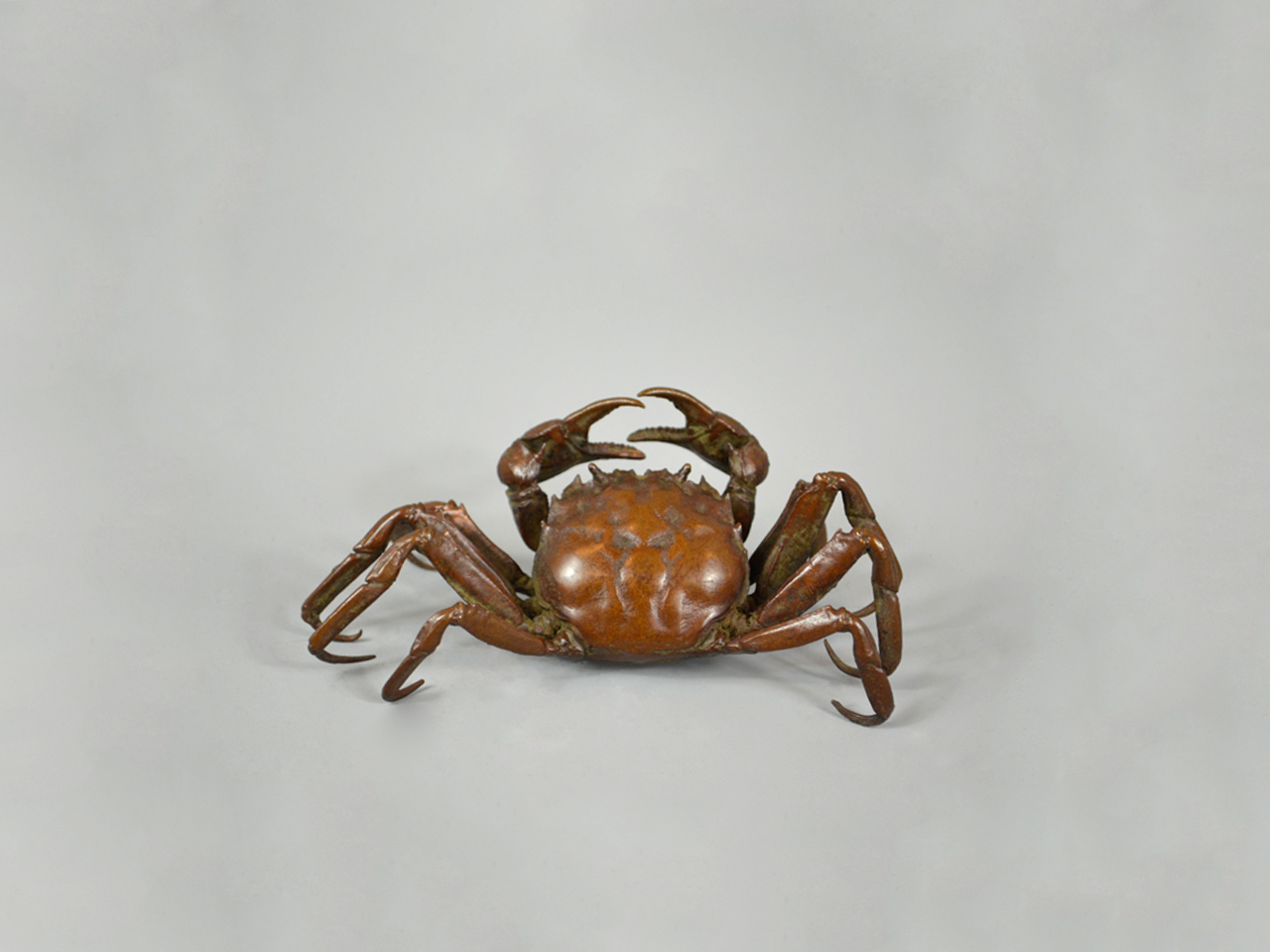 铜螃蟹茶席置物