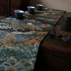 法国古董兽耳鎏金水晶冰桶/冷酒器