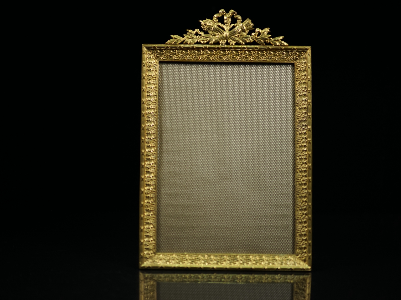 法国古董铜鎏金相框