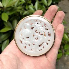 龙形皮带扣（和田山料）