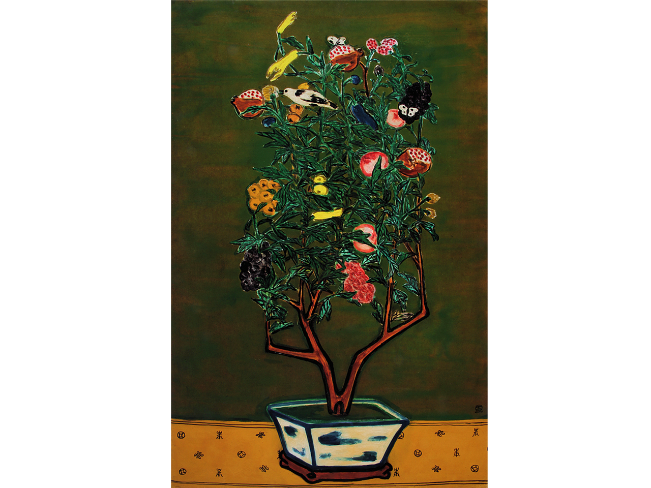 〓常玉·最贵中国画家·出版〓版画 《版画 含华吐瑞》